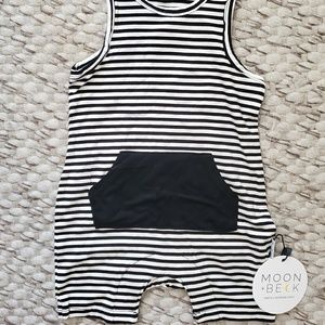 Striped Shorty Romper